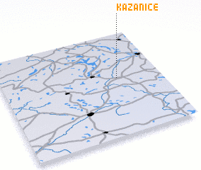 3d view of Kazanice