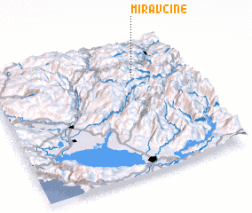 3d view of Miravčine