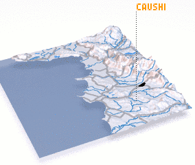 3d view of Çaushi