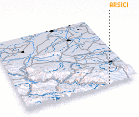 3d view of (( Arsići ))