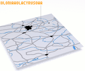 3d view of Kolonia Wola Cyrusowa