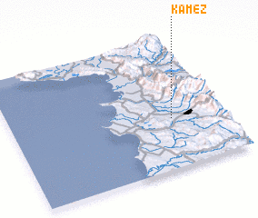 3d view of Kamëz