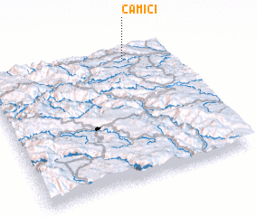 3d view of Čamići