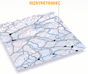 3d view of Nižný Petrovec