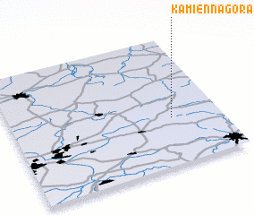 3d view of Kamienna Góra