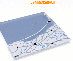 3d view of Młynarska Wola