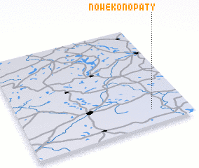 3d view of Nowe Konopaty