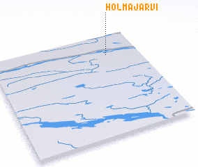 3d view of Holmajärvi