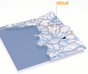 3d view of Krujë