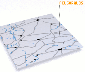 3d view of Felsőpálos
