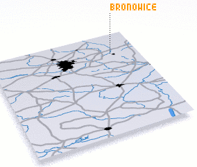 3d view of Bronowice