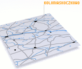 3d view of Kolonia Skoczkowo