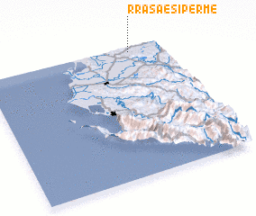 3d view of Rrasa e Sipërme