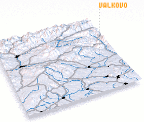 3d view of Vaľkovo