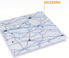 3d view of Męczenino