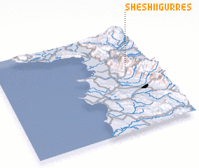 3d view of Sheshi i Gurrës