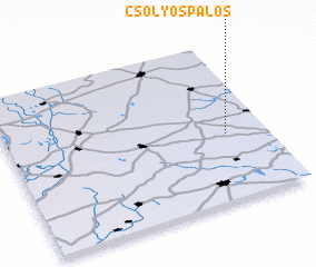 3d view of Csólyospálos