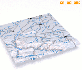 3d view of Gola Glava