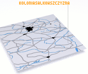 3d view of Kolonia Salkowszczyzna