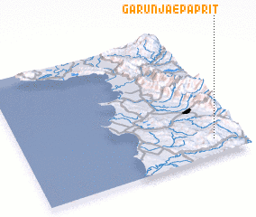 3d view of Garunja e Paprit