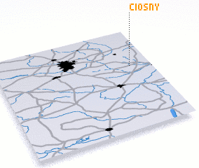 3d view of Ciosny