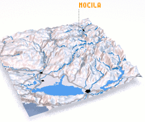3d view of Močila