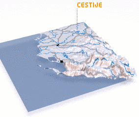 3d view of Çestije