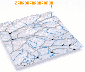 3d view of Závadka nad Hronom