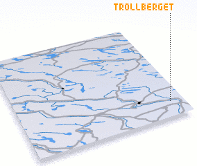 3d view of Trollberget