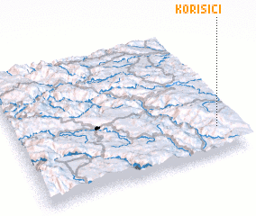 3d view of Korišici