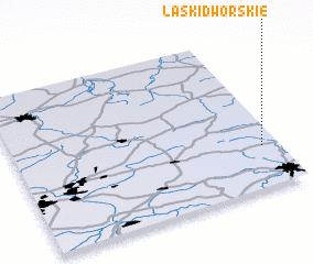 3d view of Laski Dworskie