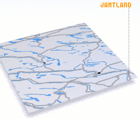 3d view of Jämtland