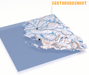 3d view of Sektori i Dushkut