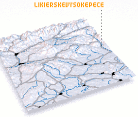 3d view of Likierské Vysoké Pece