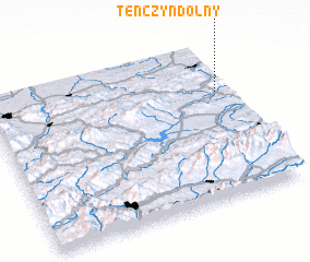 3d view of Tenczyn Dolny