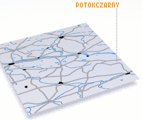 3d view of Potok Czarny