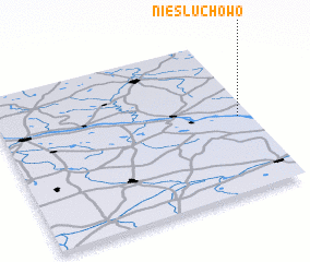 3d view of Niesłuchowo