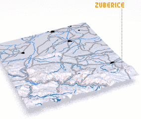 3d view of Žuberice