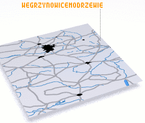 3d view of Węgrzynowice-Modrzewie