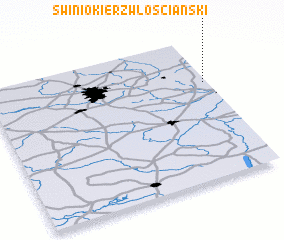 3d view of Świniokierz Włościański