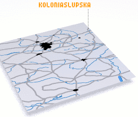 3d view of Kolonia Słupska