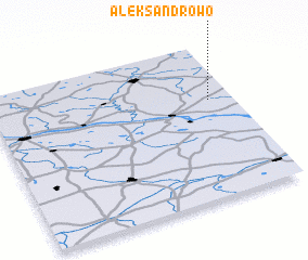 3d view of Aleksandrowo