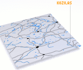 3d view of Kozi Las