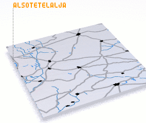 3d view of Alsótételalja