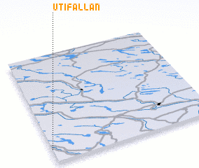 3d view of Utifällan