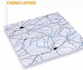 3d view of Cognac-le-Froid