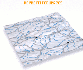 3d view of Peyrefitte-du-Razès