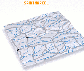 3d view of Saint-Marcel