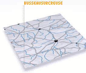 3d view of Busseau-sur-Creuse