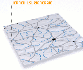 3d view of Verneuil-sur-Igneraie